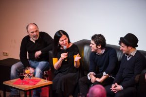 Publikumsgespräch mit Rafael Rodriguez, Alberto Selles, David Palomar. Flamencofestival Tanzhaus NRW, Düsseldorf. April 2015