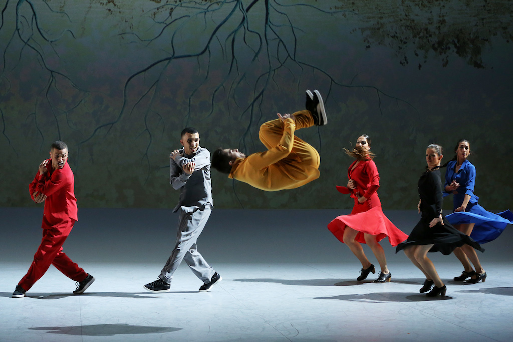 Foto TaenzerInnen aus dem Stueck Y OLE von Jose Montalvo