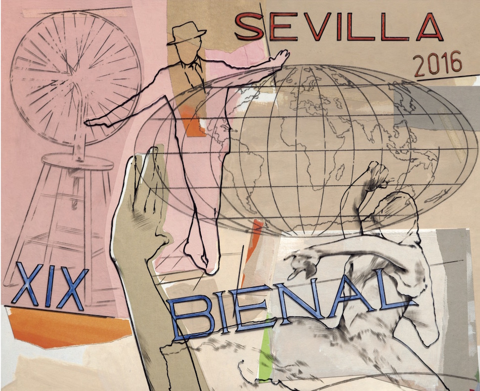 Foto Plakatausschnitt La Bienal de Flamenco 2016 in Sevilla