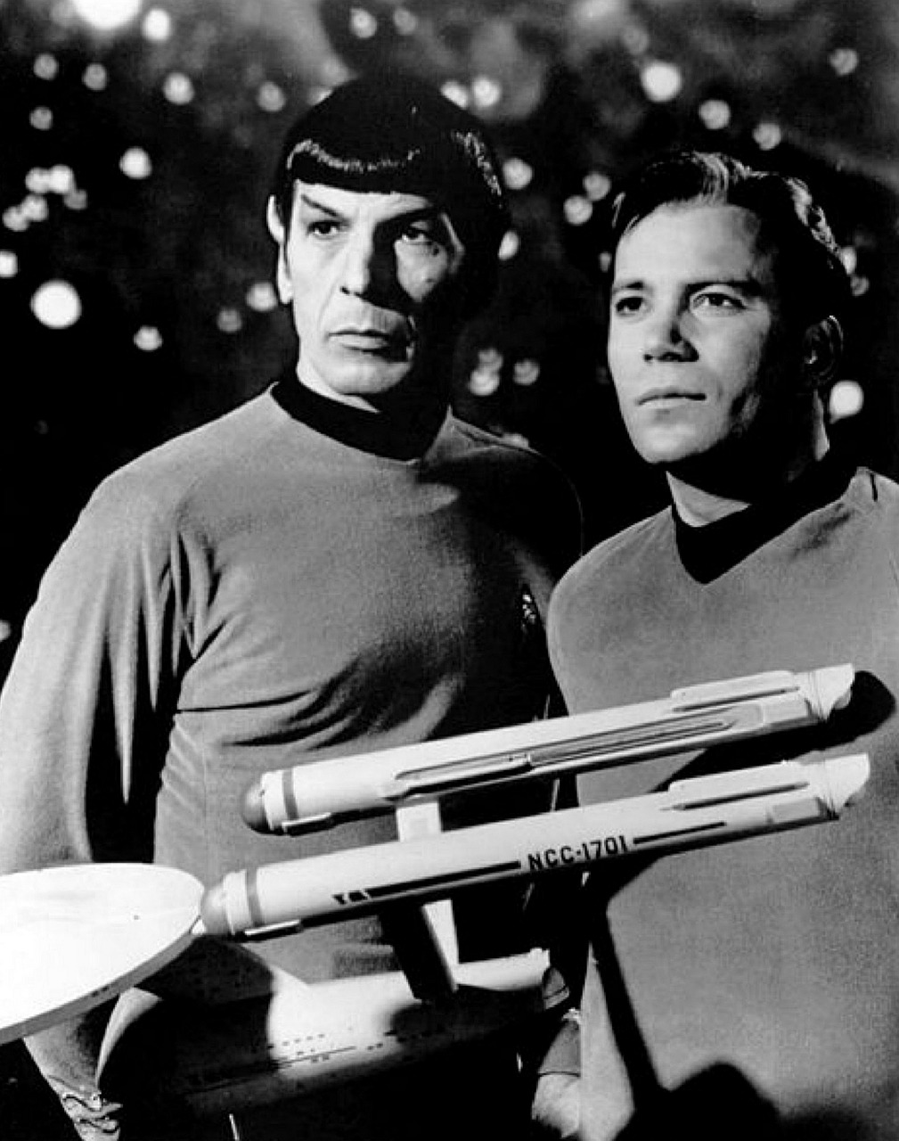 Foto Star Treck Spock und Captain Kirk