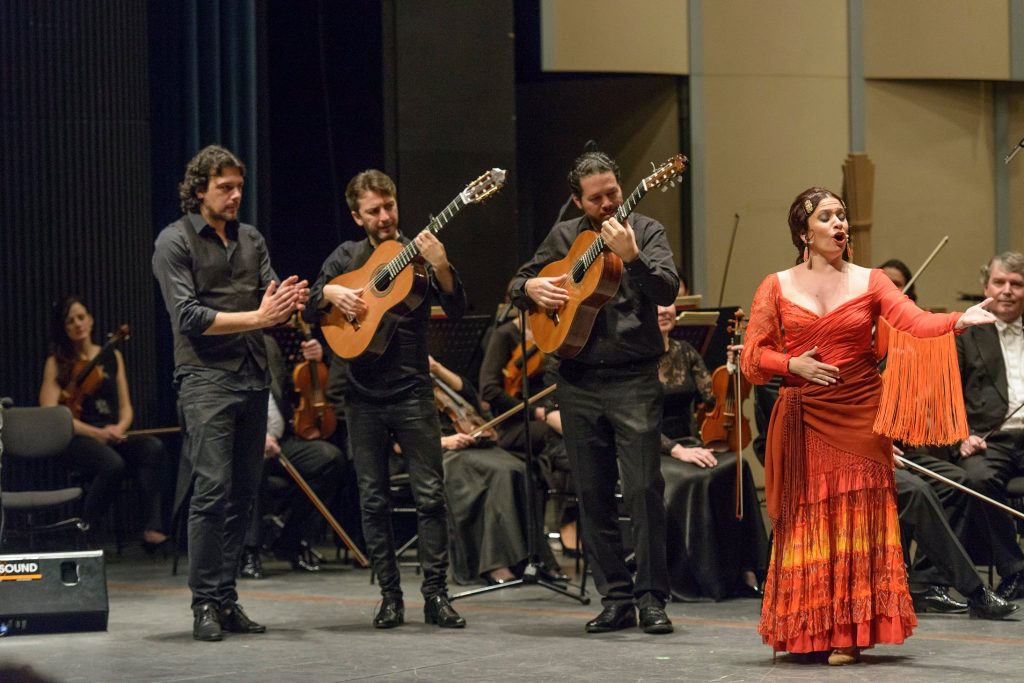 Flamencosängerin Rocío Bazán in "El Amor Brujo" - Foto von Filharmonie Brno (Facebook)