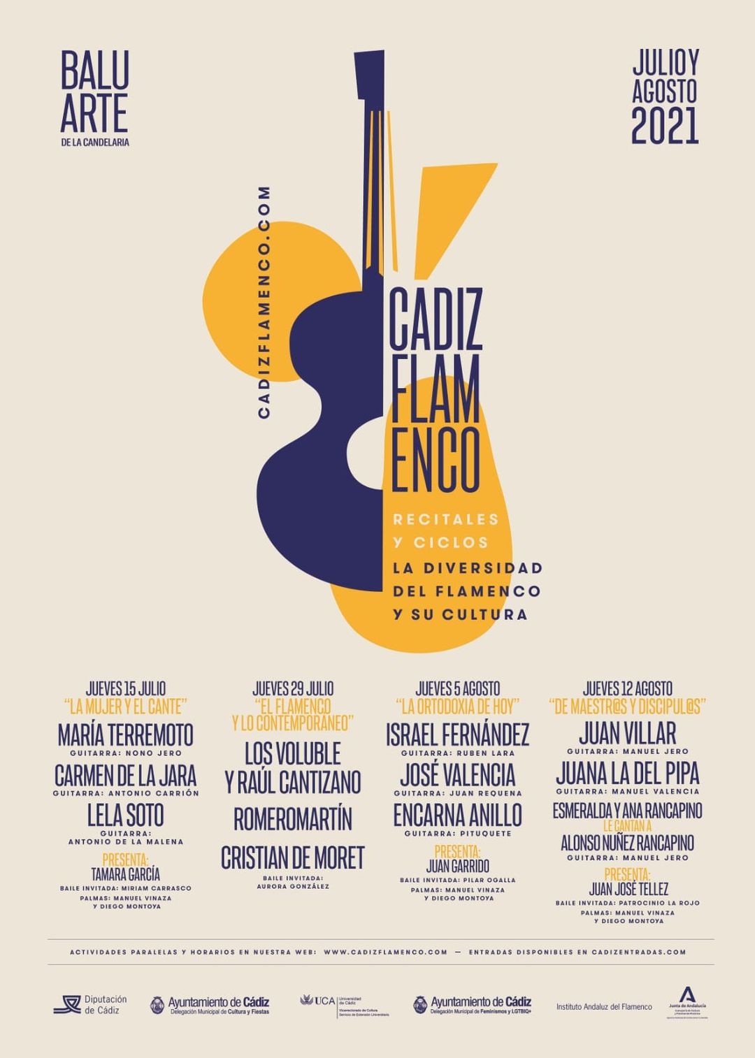 Plakat Cádiz neu flamenco