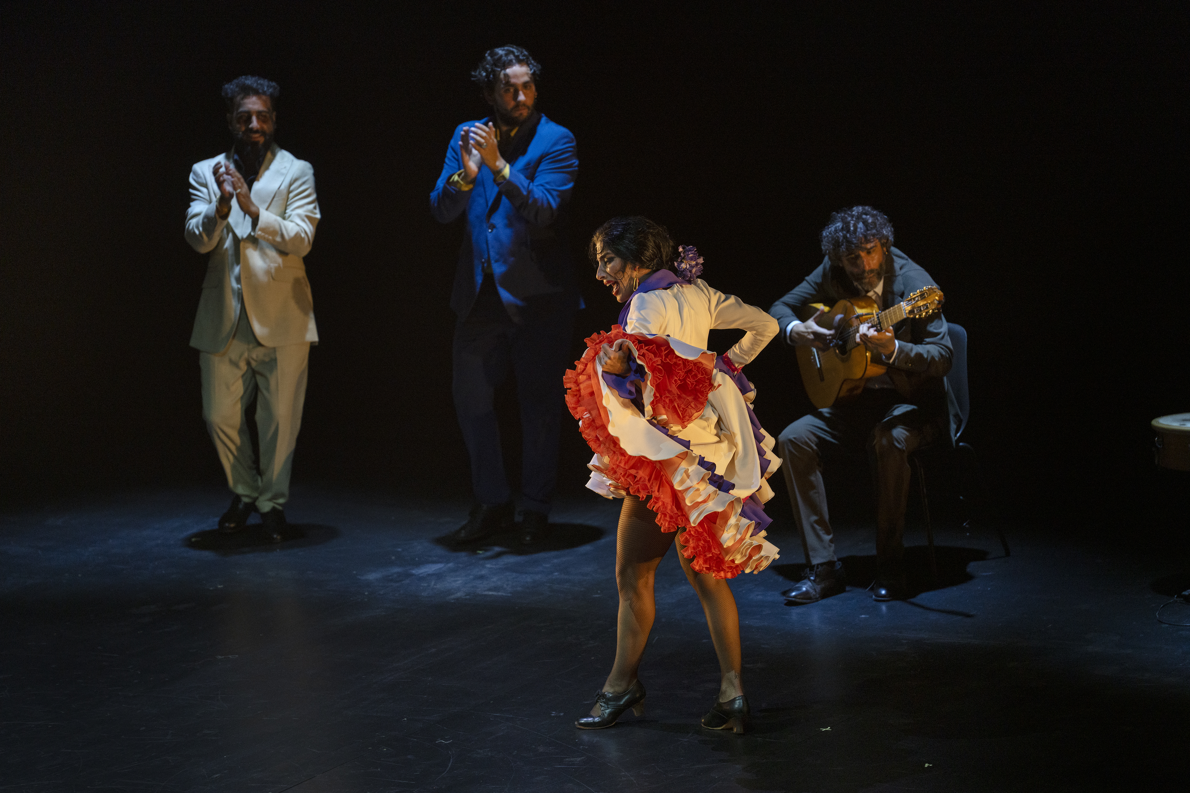 Juan Tomás de la Molía & Águeda Saavedra presentan Te atrevo, en el teatro Central, Sevilla. A 23 de septiembre de 2026. Fotografía: Archivo fotográfico Bienal de Flamenco @Laura León